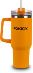 FOXIGY Термочаша за кола със сламка 1200 ml Amber