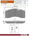 DANBLOCK set placute frana, frana disc DANBLOCK DB 2922882 (DB 2922882)