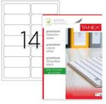 Tanex Etichete autoadezive 14/A4 99.1 x 38.1 mm 100 coli/top Tanex (TW2014)