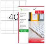 Tanex Etichete autoadezive 40/A4 52.5 x 29.7 mm 100 coli/top Tanex (TW2040)