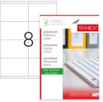 Tanex Etichete autoadezive 8/A4 105 x 70 mm 100 coli/top Tanex (TW2208)