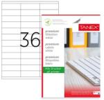 Tanex Etichete autoadezive 36/A4 70 x 23 mm 100 coli/top Tanex (TW2433)