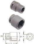 Genius Tools 645238 3/4"-os 6 lapú gépi dugókulcs fej, 38 mm (645238) - dwdszerszam