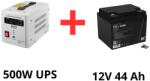 VoltPolska Volt Polska Szünetmentes tápegység keringető szivattyúkhoz 500W + Green Cell 44Ah akkumulátor csomag (VP-500-44)