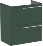 Roca Ella dulap 58.5x34.6x63.5 cm sub chiuveta pe perete verde A857778534 (A857778534)