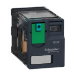 Schneider Electric Schneider RXM miniatűr relé, 4CO, 6A, 220VDC, tesztgomb (RXM4AB1MD) (RXM4AB1MD)