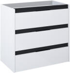 Roca Alpine dulap 78.5x45.2x74 cm sub chiuveta pe perete alb-negru A857868606 (A857868606)