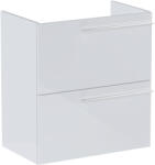 Roca Ella dulap 58.5x34.6x63.5 cm sub chiuveta pe perete alb A857778806 (A857778806)