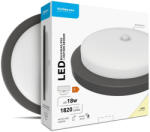 Modee LED Bulkhead Kerek 18W 4000K (D195x45mm) IP65+PIR (1820 lumen) fekete ERP (ML-BH4000K18WRS-B)