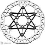 KCNC Kasditor féktárcsa, 160 mm, 6 lyuk, fekete