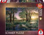 Schmidt Spiele Puzzle Schmidt din 1000 piese - Magia dimineții lângă lac (58546) Puzzle