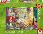 Schmidt Spiele Puzzle Schmidt din 1000 piese - E timpul pentru un puzzle cu pisica (59789) Puzzle