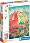 Clementoni Puzzle pentru copii Clementoni din 60 piese - Familie de dragoni (26600) Puzzle