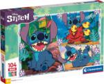 Clementoni Puzzle pentru copii Clementoni din 104 piese - Stitch (varianta 1) (23776) Puzzle