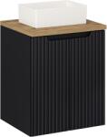 Comad Készlet szekrény Comad Nova Black NOVA BLACK D2 82-50-2D, mosdótál Comad Gaja UN-GAJA35-SW 78570A(35), NOVA OAK A 89-50