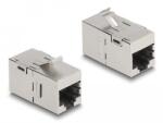 Delock Keystone Modul RJ45 aljzat RJ45 jack Cat. 6A (87161)