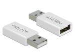 Delock USB 2.0 Adapter - A-típusú apa csatlakozó - A-típusú anya csatlakozó adat blokkoló (66530) - dellaprint