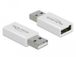 Delock USB 2.0 Adapter - A-típusú apa csatlakozó - A-típusú anya csatlakozó adat blokkoló (66530)