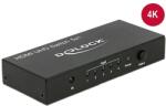 Delock HDMI UHD-kapcsoló, 5 x HDMI-bemenet > 1 x HDMI-kimenet, 4K (18685) - dellaprint