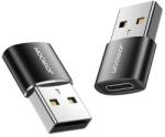 JOYROOM adapter USB Type C (aljzat) USB (férfi) adapterhez fekete (S-H152 Black) - dellaprint