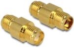 Delock adapter SMA jack > SMA jack, 17, 15 mm, aranyozott (88478) - dellaprint