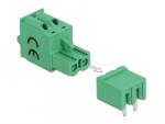 Delock 2 tűs, 5, 08 mm-es vízszintes hornyos PCB sorkapocs blokk csomag (66505)