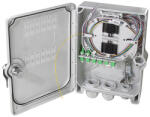 LogiLink FTTH elosztódoboz 24x LC/APC, teljesen feltöltve, IP55 (FB124LC)