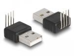 Delock Adapter A-típusú USB 2.0 apa 4 tű 90 szögben hajlítva (66951) - dellaprint