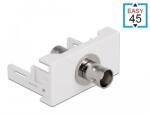 Delock Easy 45 modulos BNC anya csatlakozó 22, 5 x 45 mm (81336)