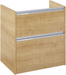 Roca Gap Pro szekrény 58.5x37.6x63.5 cm mosdókagyló alá akasztható tölgy A857908464 (A857908464)