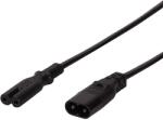 LogiLink Power Cord, Extension C8 - C7 , 2.0m, black (CP129) - dellaprint