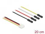 Delock IOT Grove átalakító kábel 4 db. tűs apa - 4 db. Jumper anya 20 cm hosszú (86947)