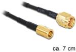 Delock SMA csatlakozódugó > SMB csatlakozódugó adapter, 70 mm (88474)