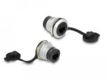 Delock RJ45 Cat. 6A beépített csatlakozó porvédelmet biztosító fedéllel (86968)