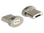 Delock USB Micro-B típusú apa mágneses csatlakozó (65929) - dellaprint