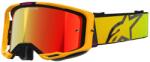 Alpinestars Vision 8 Corp motokrossz szemüveg sárga-rózsaszín, tükörpiros plexivel
