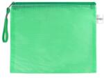 JUNIOR Plic plasă cu fermoar PVC/A5, verde