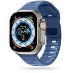 Apple Watch 6/7/8/9/10/SE/ULTRA 1/2 (44 / 45 / 46 / 49 mm) okosóra szíj - Tech- Protect IconBand Line - kék szilikon szíj - graffistore