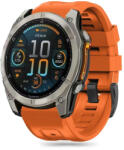 Tech-Protect Garmin Fenix 5X / 5X Plus / 6X / 6X Pro / 7X / 8 (51 mm) Szíj - Tech-Protect Silicone - Narancs (WR-178630)