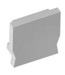 GTV PA-ZASGLAXMNKK-00 Négyzet alakú kupak LED profilhoz GLAX Mini felvitt ezüst (10 db buborékfóliában) (PA-ZASGLAXMNKK-00)