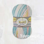 Nako Elit Baby Mini Batik - Rózsaszín-kék-sárga-fehér