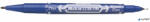 Zebra Alkoholos marker, 0, 5/1, 0 mm, kétvégű, ZEBRA "Mckie Extra Fine", kék (51862)
