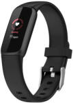 Edman Curea Bratara siliconica Edman pentru Fitbit Luxe, marimea S, Negru