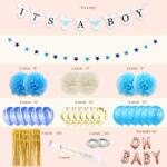  Set 31 baloane si accesorii pentru asteptarea bebelusului It's a boy TZ063 Arcade si seturi de baloane (TZ063)