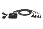 ATEN CS22HF 2-Port USB FHD HDMI Cable KVM Switch (CS22HF-AT)