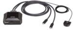 ATEN 4K DisplayPort USB-C kábeles KVM Switch (US3312-AT)