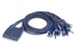 ATEN KVM Switch 4PC USB +kábel CS-64US (CS64US-AT)