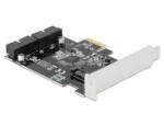 Delock PCI Express Kártya 2 x belső USB 3.0 tűfejes csatlakozóhoz (90387) - bluechip