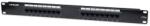 MANHATTAN Patch panel - CAT5e UTP patch panel, 16 portos, 1U, Fekete (513548) - smart-otthon