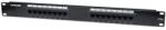 Manhattan 513548 Patch panel - CAT5e UTP patch panel, 16 portos, 1U, Fekete (513548) - digipont